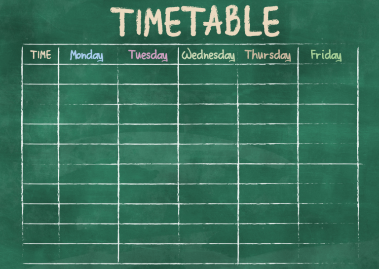 Een lesrooster voor al je interesses